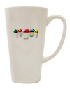 Elevate Your Easter Celebrations with the Charming Kawaii Easter Eggs Conical Latte Coffee Mug - TooLoud-Conical Latte Mug-TooLoud-White-Davson Sales