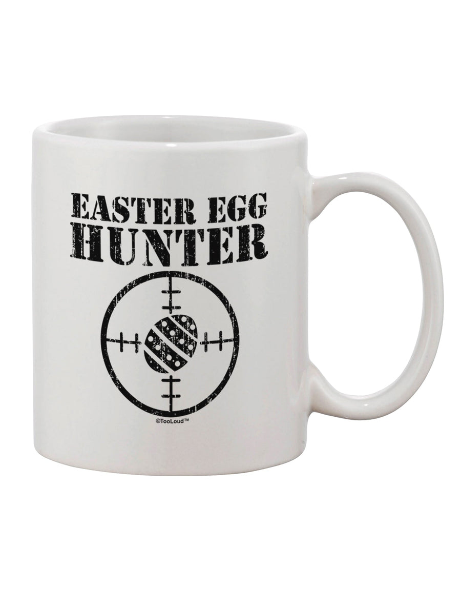 Elevate Your Easter Egg Hunting Experience with the Exquisite Distressed Printed 11 oz Coffee Mug - TooLoud-11 OZ Coffee Mug-TooLoud-White-Davson Sales