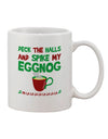 Elevate Your Eggnog Experience with our Exquisite Spike My Eggnog Printed 11 oz Coffee Mug - TooLoud-11 OZ Coffee Mug-TooLoud-White-Davson Sales