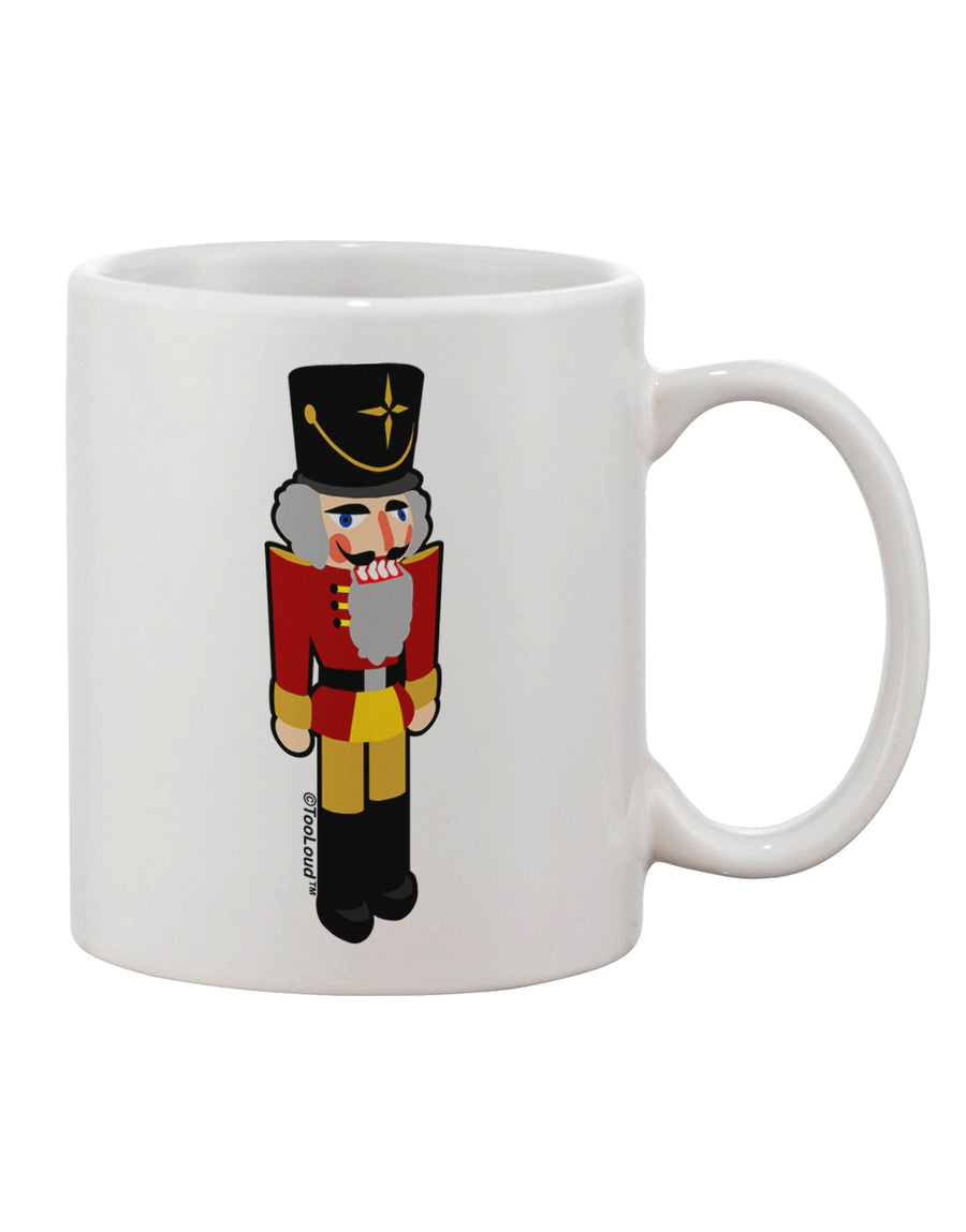 Elevate Your Festive Spirit with the Exquisite Nutcracker Design on this 11 oz Coffee Mug - TooLoud-11 OZ Coffee Mug-TooLoud-White-Davson Sales