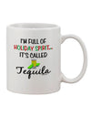 Elevate Your Festive Vibes with our Tequila Printed 11 oz Coffee Mug - TooLoud-11 OZ Coffee Mug-TooLoud-White-Davson Sales