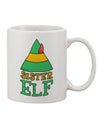 Elevate Your Holiday Spirit with the Exquisite Sister Elf Printed 11 oz Coffee Mug - TooLoud-11 OZ Coffee Mug-TooLoud-White-Davson Sales