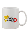 Elevate Your Morning Brew Experience with the Exquisite Chick Magnet Design Printed 11 oz Coffee Mug - TooLoud-11 OZ Coffee Mug-TooLoud-White-Davson Sales