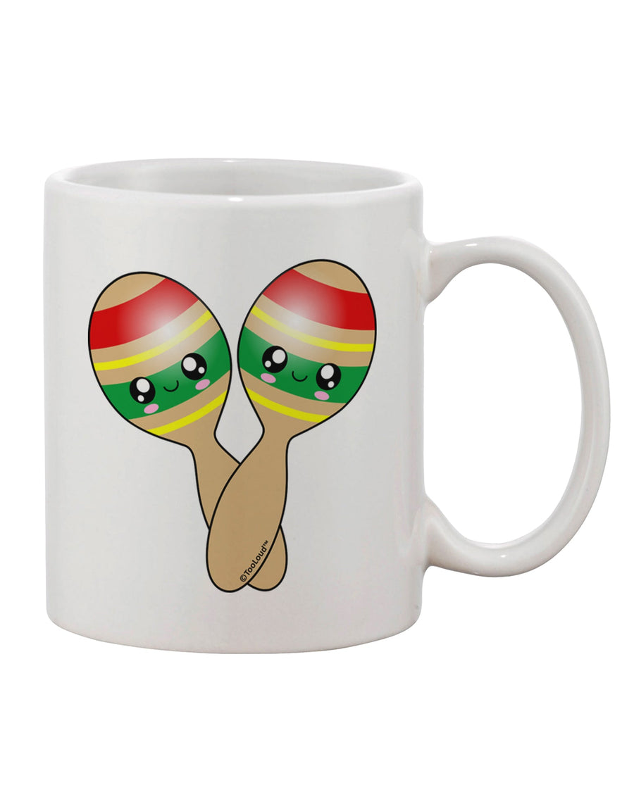 Elevate Your Morning Brew with the Charming Maracas Design Printed 11 oz Coffee Mug - TooLoud-11 OZ Coffee Mug-TooLoud-White-Davson Sales