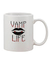 Elevate Your Morning Brew with the Vamp Life Printed 11 oz Coffee Mug - TooLoud-11 OZ Coffee Mug-TooLoud-White-Davson Sales