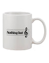 Elevate Your Morning Melodies with the Nothing But Treble Music Pun Printed 11 oz Coffee Mug - TooLoud-11 OZ Coffee Mug-TooLoud-White-Davson Sales