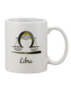 Elevate Your Morning Ritual with the Libra Symbol Printed 11 oz Coffee Mug - TooLoud-11 OZ Coffee Mug-TooLoud-White-Davson Sales