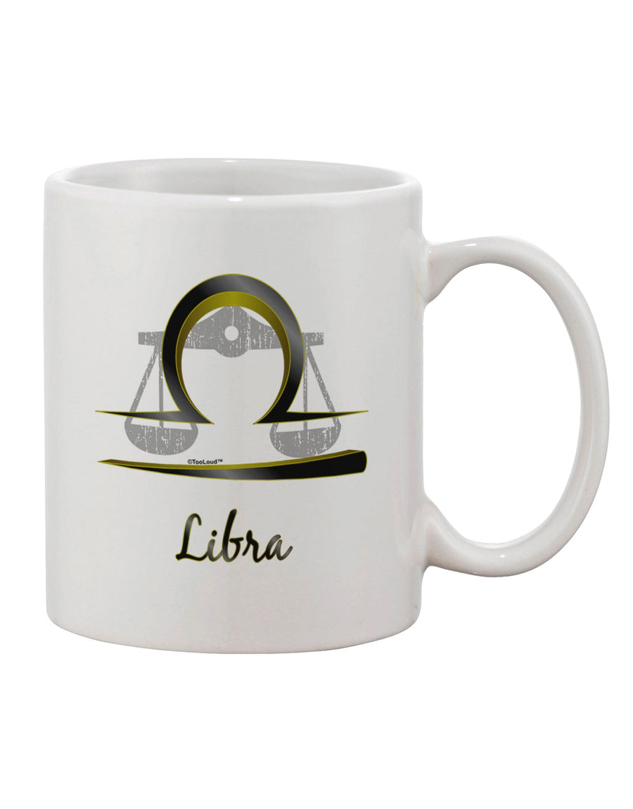 Elevate Your Morning Ritual with the Libra Symbol Printed 11 oz Coffee Mug - TooLoud-11 OZ Coffee Mug-TooLoud-White-Davson Sales