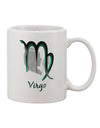 Elevate Your Morning Ritual with the Virgo Symbol Printed 11 oz Coffee Mug - TooLoud-11 OZ Coffee Mug-TooLoud-White-Davson Sales
