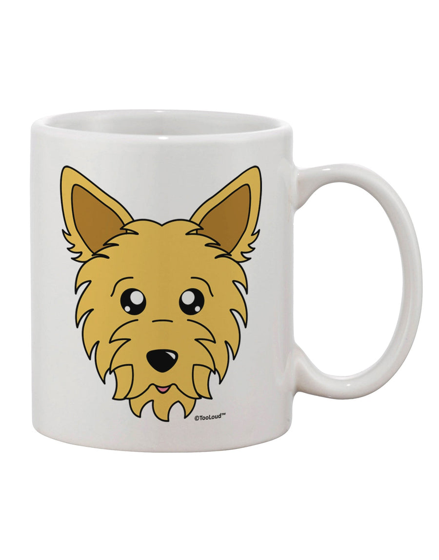 Elevate Your Morning Routine with the Charming Yorkshire Terrier Yorkie Dog Printed 11 oz Coffee Mug - TooLoud-11 OZ Coffee Mug-TooLoud-White-Davson Sales