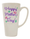 Elevate Your Mother's Day Celebration with the Exquisite 16 Ounce Conical Latte Coffee Mug - TooLoud-Conical Latte Mug-TooLoud-White-Davson Sales