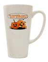 Elevate Your Pumpkin Carving Experience with our 16 Ounce Conical Latte Coffee Mug - TooLoud-Conical Latte Mug-TooLoud-White-Davson Sales