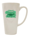 Elevate Your Sipping Experience with Exquisite Dinosaur Silhouettes - Jungle 16 Ounce Conical Latte Coffee Mug - TooLoud-Conical Latte Mug-TooLoud-White-Davson Sales