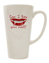 Elevate Your Sipping Experience with the 16 Ounce Conical Latte Coffee Mug - TooLoud-Conical Latte Mug-TooLoud-White-Davson Sales