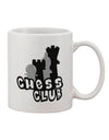 Elevate Your Sipping Experience with the Chess Club Printed 11 oz Coffee Mug - TooLoud-11 OZ Coffee Mug-TooLoud-White-Davson Sales