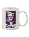 Elevate Your Sipping Experience with the Cosmic Galaxy - E equals mc2 Printed 11 oz Coffee Mug - TooLoud-11 OZ Coffee Mug-TooLoud-White-Davson Sales