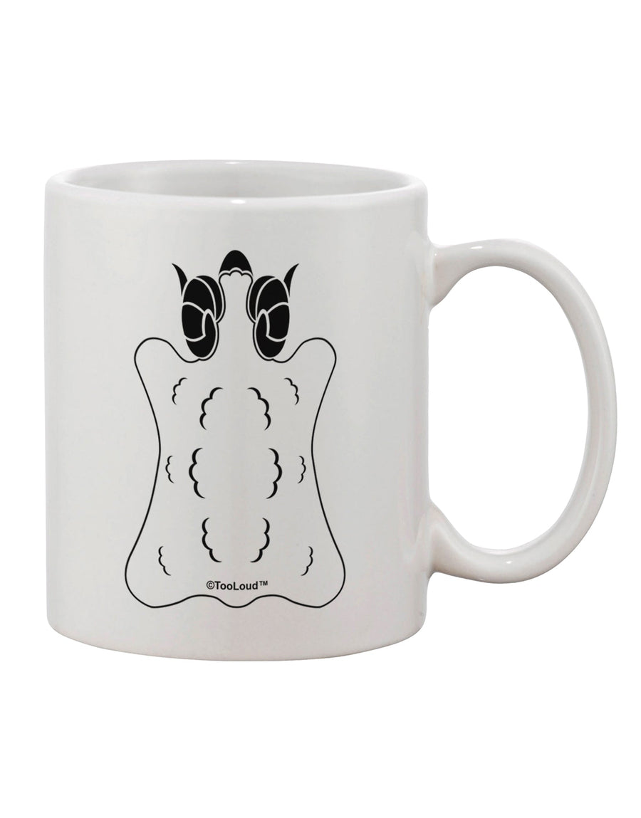 Elevate Your Sipping Experience with the Exquisite Golden Fleece Black and White Design Printed 11 oz Coffee Mug - TooLoud-11 OZ Coffee Mug-TooLoud-White-Davson Sales