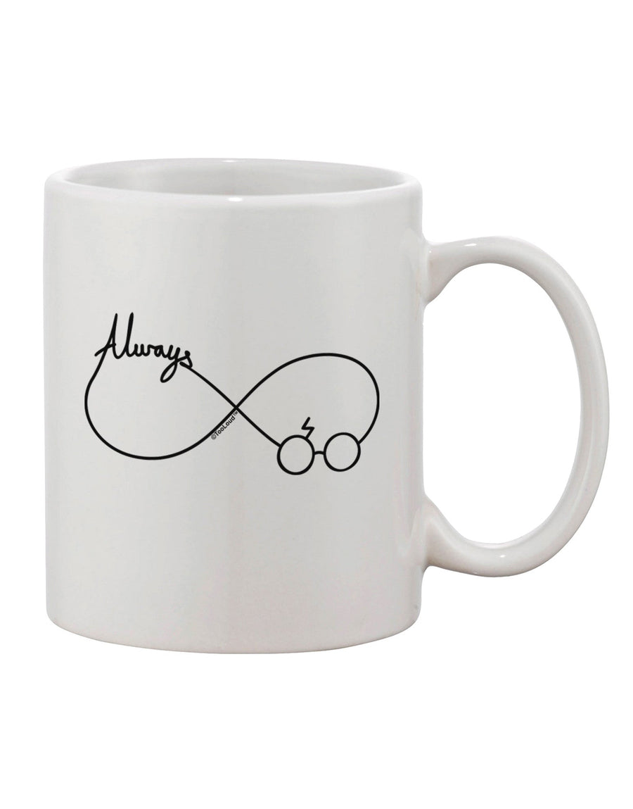 Elevate Your Sipping Experience with the Exquisite Infinity Symbol Printed 11 oz Coffee Mug - TooLoud-11 OZ Coffee Mug-TooLoud-White-Davson Sales