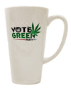 Elevate Your Sipping Experience with the Green Party - Marijuana 16 Ounce Conical Latte Coffee Mug - TooLoud-Conical Latte Mug-TooLoud-White-Davson Sales