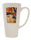 Elevate Your Sipping Experience with the Mt Shavano Colorado Watercolor 16 Ounce Conical Latte Coffee Mug - TooLoud-Conical Latte Mug-TooLoud-White-Davson Sales