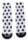 Elevate Your Style with Black Polka Dots on White Adult Crew Socks All Over Print - TooLoud-Socks-TooLoud-White-Ladies-4-6-Davson Sales