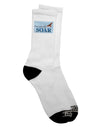 Elevate Your Style with Don't Just Fly SOAR Adult Crew Socks - TooLoud-Socks-TooLoud-White-Ladies-4-6-Davson Sales