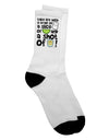 Elevate Your Style with the Take Life with a Grain of Salt and a Shot of Tequila Adult Crew Socks - TooLoud-Socks-TooLoud-White-Ladies-4-6-Davson Sales