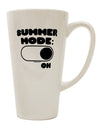 Elevate Your Summer Sipping Experience with the 16 Ounce Conical Latte Coffee Mug - TooLoud-Conical Latte Mug-TooLoud-White-Davson Sales