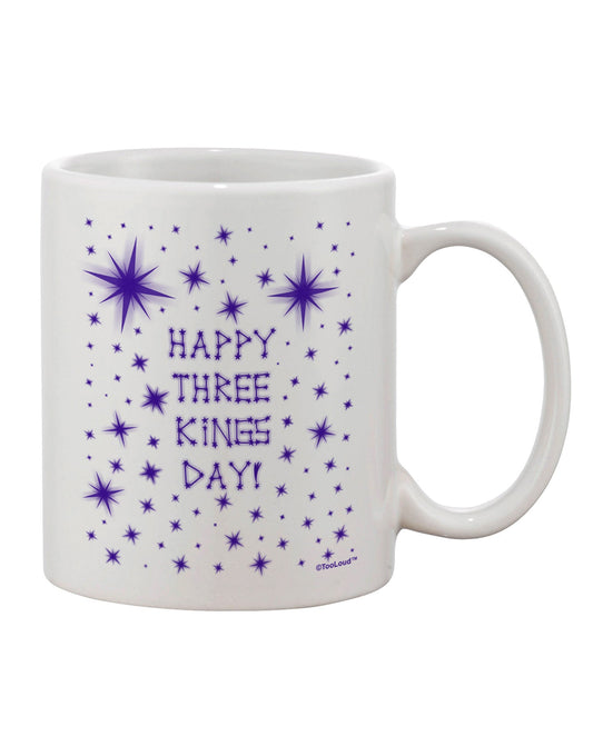 Elevate Your Three Kings Day Celebration with the Exquisite Shining Stars Printed 11 oz Coffee Mug - TooLoud-11 OZ Coffee Mug-TooLoud-White-Davson Sales