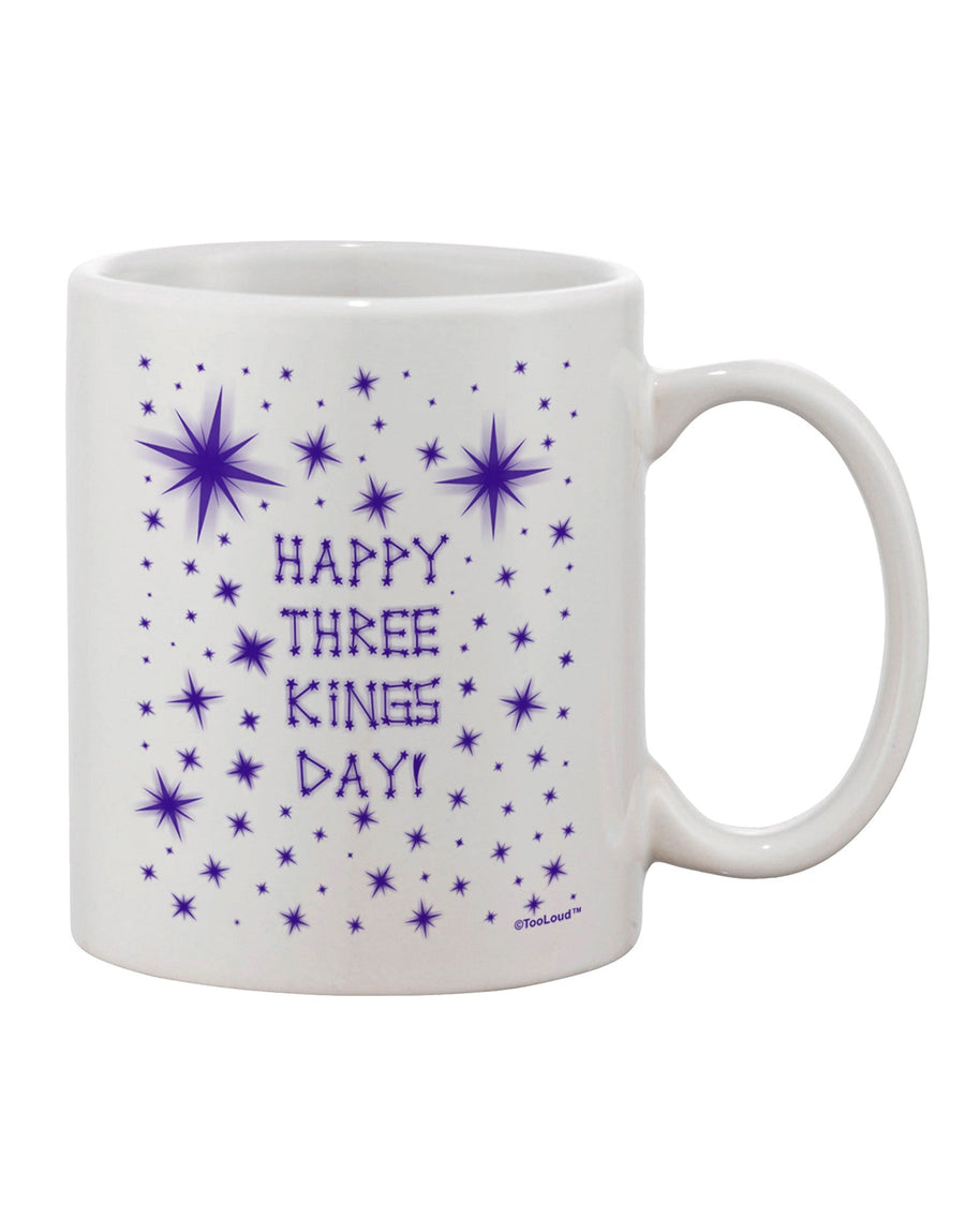 Elevate Your Three Kings Day Celebration with the Exquisite Shining Stars Printed 11 oz Coffee Mug - TooLoud-11 OZ Coffee Mug-TooLoud-White-Davson Sales