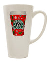 Elevate Your Yule Celebration with the Exquisite 16 Ounce Conical Latte Coffee Mug - TooLoud-Conical Latte Mug-TooLoud-White-Davson Sales