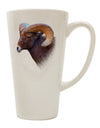 Elevated Elegance: 16 Ounce Conical Latte Coffee Mug - TooLoud-Conical Latte Mug-TooLoud-White-Davson Sales