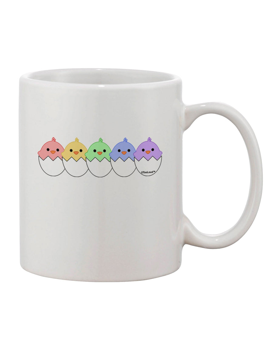 Elevated Hatching Chicks Ensemble #2: Exquisite 11 oz Coffee Mug - TooLoud-11 OZ Coffee Mug-TooLoud-White-Davson Sales