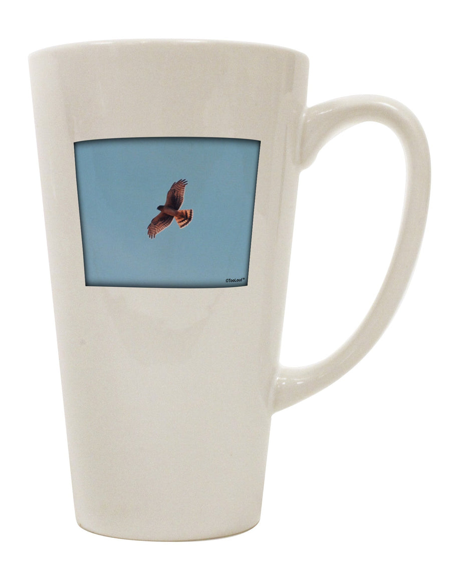 Elevated Peregrine 16 Ounce Conical Latte Coffee Mug - TooLoud-Conical Latte Mug-TooLoud-White-Davson Sales