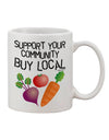 Embrace Local Artistry - Acquire Community-Driven 11 oz Coffee Mug - TooLoud-11 OZ Coffee Mug-TooLoud-White-Davson Sales