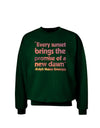 Emerson Sunset Quote Adult Dark Sweatshirt-Sweatshirts-TooLoud-Deep-Forest-Green-Small-Davson Sales