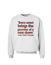 Emerson Sunset Quote Sweatshirt-Sweatshirts-TooLoud-White-Small-Davson Sales