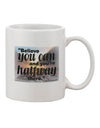 Empower Yourself with the "Believe You Can" T Roosevelt Printed 11 oz Coffee Mug - TooLoud-11 OZ Coffee Mug-TooLoud-White-Davson Sales