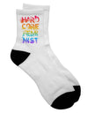 Empowering Feminism - Vibrant Adult Short Socks - TooLoud-Socks-TooLoud-White-Ladies-4-6-Davson Sales