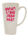 Empowering Feminist - Elegant 16 Ounce Conical Latte Coffee Mug - TooLoud-Conical Latte Mug-TooLoud-White-Davson Sales