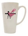 Empowering Women with Girl Power - 16 Ounce Conical Latte Coffee Mug by TooLoud-Conical Latte Mug-TooLoud-White-Davson Sales