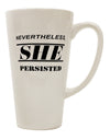 Empowering Women's Rights 16 Ounce Conical Latte Coffee Mug - TooLoud-Conical Latte Mug-TooLoud-White-Davson Sales