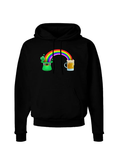 End Of The Rainbow - Beer Dark Hoodie Sweatshirt-Hoodie-TooLoud-Black-Small-Davson Sales