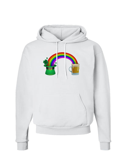 End Of The Rainbow - Beer Hoodie Sweatshirt-Hoodie-TooLoud-White-Small-Davson Sales