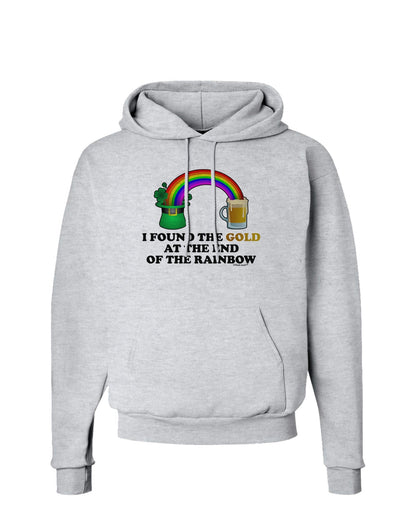 End Of The Rainbow Text Hoodie Sweatshirt-Hoodie-TooLoud-AshGray-Small-Davson Sales