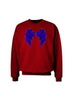 Epic Dark Angel Wings Design Adult Dark Sweatshirt-Sweatshirts-TooLoud-Deep-Red-Small-Davson Sales