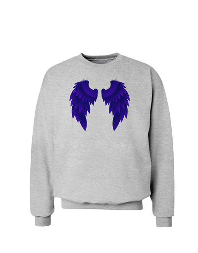 Epic Dark Angel Wings Design Sweatshirt-Sweatshirts-TooLoud-AshGray-Small-Davson Sales