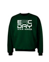 Epic Pi Day Text Design Adult Dark Sweatshirt by TooLoud-Sweatshirts-TooLoud-Deep-Forest-Green-Small-Davson Sales