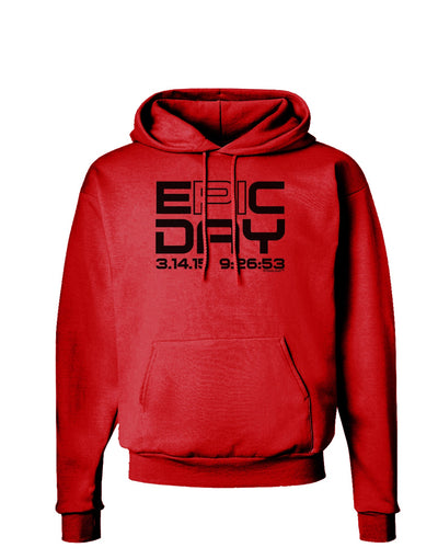Epic Pi Day Text Design Hoodie Sweatshirt by TooLoud-Hoodie-TooLoud-Red-Small-Davson Sales