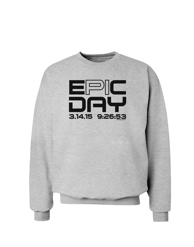 Epic Pi Day Text Design Sweatshirt by TooLoud-Sweatshirts-TooLoud-AshGray-Small-Davson Sales